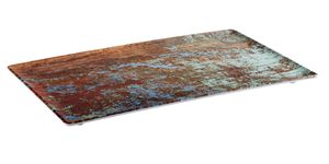 APS GN 1/1 Tablett Serie AQUARIS aus Melamin Kupfer / Braun, Antirutsch-Füßchen BxTxH: 53 x 32,5 x 2 cm