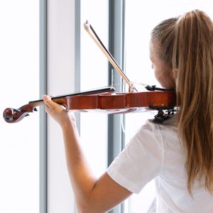 kwmobile Geige Schulterstütze für 1/4 1/8 Geigen - verstellbar gepolstert gummierte Füße - Violine Schulter Geigenstütze - Schulterstütze Geige