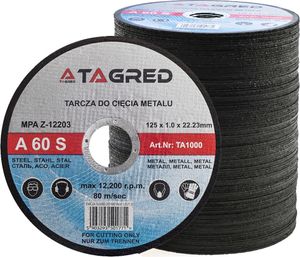 Trennscheiben 125 Metall 1,0mm INOX 50x Edelstahl Flexscheiben Stahl Tagred® 50 Stück