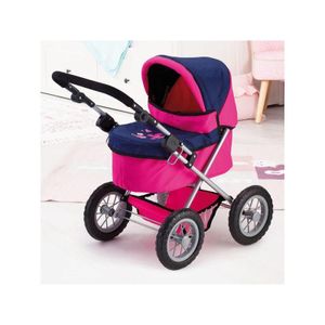 bayer Puppenwagen Trendy pink/blau