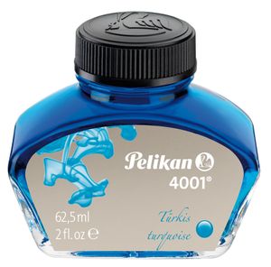 Pelikan Tinte 4001 im Glas türkis Inhalt: 62,5 ml
