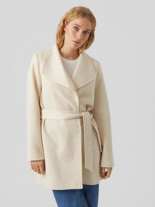 Eleganter Mantel mit Bindegürtel Kurze Coat Winterjacke | XL