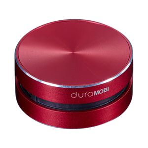 Dura Mob Wireless Lautsprecher High Fidelity Freisprechanrufe Mini Bluetooth-kompatible 5.0 Stereo-Soundbox für Anrufe-Rot