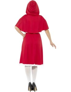 Smiffy's - Rotkäppchen-Kostüm - Rot - XL