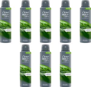 Dove Men+Care advanced Anti-Transpirant Extra Fresh 8x 150ml schützt 72 Stunden vor Körpergeruch und Schweiß Dove Men+Care advanced Anti-Transpirant Extra Fresh 8x 150ml schützt 72 Stunden vor Körpergeruch und Schweiß