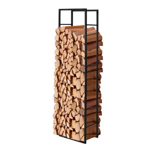 SoBuy SDA03-SCH Stojan na palivové drevo Držiak na palivové drevo WHT: 45x170x30cm