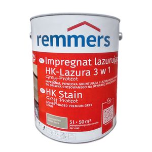 Remmers HK-Lasur Grey-Protect 5 L Ochrana dreva - vodná sivá