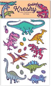 Tymczasowy tatuaż Kresky - Dinozaury