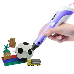 3D Stift 3d pen 3D-Stift-Set für Kinder und Erwachsene Verschiedene Farben PLA Drucker-Stift Filament Länge je 5m 3D
