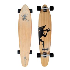 Apollo Longboard "Hawaiian Wulff" Kicktail TM Komplettboard 106,7 x 22,9 cm 7 Lagen Holzdeck