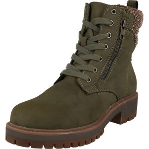 Jane Klain 252-740 Damen Schuhe Winter Stiefel gefüttert Tex Schnürer Khaki