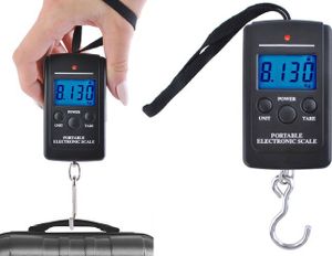 Ruhhy Digitální závěsná váha do 40kg s přesností 10g