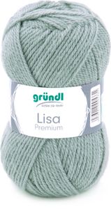 50 Gramm Gründl Lisa Premium Uni 24 Kieselgrau