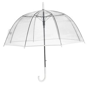 Regenschirm Glockenschirm Schirm Regen Glockenform rund klar transparent Ø 85 cm