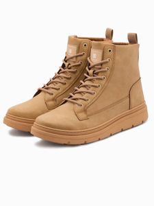 Ombre Clothing Męskie buty za kostkę Khongelani camel 45