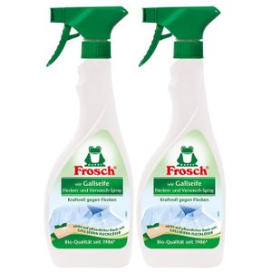 2x Frosch wie Gallseife Fleck-Entferner und Vorwasch Spray 500 ml Sprühflasche