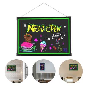 Podświetlane znaki reklamowe Tablica reklamowa 60 * 80 cm Tablica informacyjna LED Tablica informacyjna DIY Podświetlana tablica do kawiarni, baru, restauracji, wesela