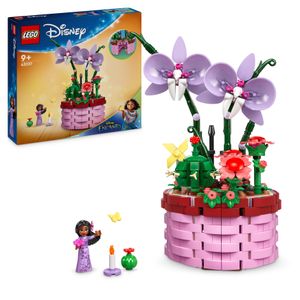 LEGO ǀ Disney Encanto Isabelas Blumentopf, Set für Kinder mit baubarer Spielzeug-Orchidee, Deko-Bausatz mit Mini-Puppe einer Figur aus dem Film, Geschenk-Idee für Mädchen & Jungen ab 9 Jahren 43237