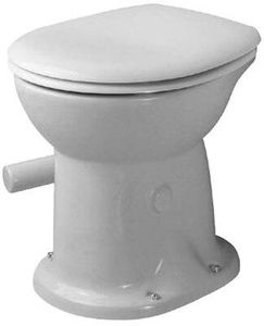 Duravit Stand WC (Ohne Deckel) Duraplus 47 cm Trockenklosett (reine Keramik) - Farbe: Weiß; 180010000