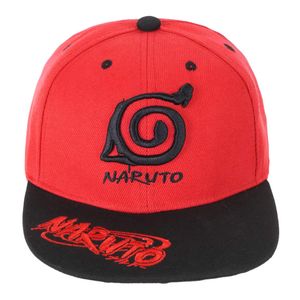 Naruto Basecap mit Konohagakure Symbol I rote Konoha Kappe