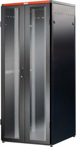 NextGen 19'' Rack-Schrank 800x800 42U Doppeltür mit Gitterrost Schwarz