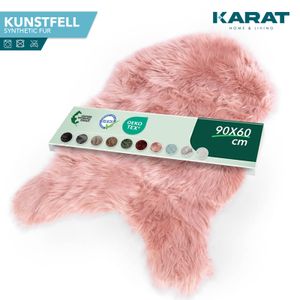 Koberec Nelly Fur Fluffy Faux Fur v mnoha barvách Pink 90x60 cm