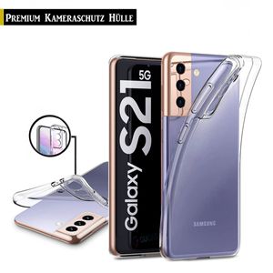 Für Samsung Galaxy S21 5G  Silikon Transparent Hülle TPU Handy Schutz Case Tasche