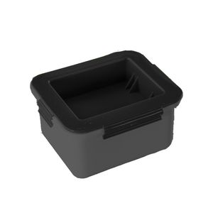 Küche Werkzeuge Tofu Drain Box Marinieren Schüssel Wasser Filter Tofu Presser Abtropffläche Wasser Entfernen Gadget(Schwarz
