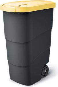 Prosperplast Wheeler 90L Müllbehälter mit Rädern und Deckel Mülltonne Müllgroßbehälter Großmülltonne Universaltonne Kunststoff Gelb Prosperplast Wheeler 90L Müllbehälter mit Rädern und Deckel Mülltonne Müllgroßbehälter Großmülltonne Universaltonne Kunststoff Gelb