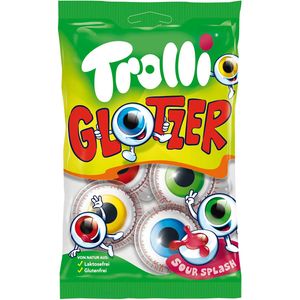 Trolli Glotzer 4 Schaumzucker und Fruchtgummi Bonbons mit Füllung 75g