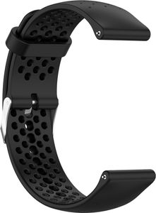 Silikonový pásek na hodinky Sportovní prodyšný náramkový řemínek Náhradní díly pro chytré hodinky Polar Vantage M Vantage M2 (černý)