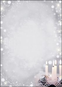 SIGEL DP178 Briefpapier Weihnachten A4 mit festlichem Kerzenmotiv, 90g, 100 Blatt SIGEL DP178 Briefpapier Weihnachten A4 mit festlichem Kerzenmotiv, 90g, 100 Blatt