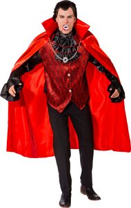 Vampir Kostüm Herren Set 3-tlg. Dracula Halloween Karneval Fasching S/M