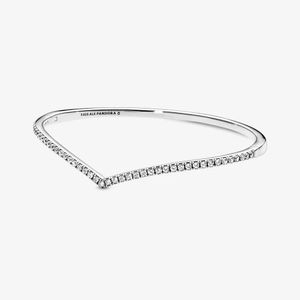 Pandora 597837CZ Wishbone-Armreif Damen Funkelnd Sterling-Silber 16 cm