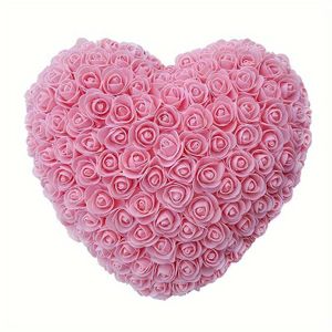 Rosenherz🌹 Valentinstagsgeschenk Ehefrau, Herz, Rosenstrauß, Blumenstrauß, Geschenk Freundin, Geburtstagsgeschenk Frau, Muttertag Verlobung Hochzeit