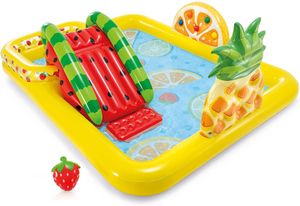 INTEX 57158NP - Playcenter - Fun 'n Fruity (244 x191x91cm) + Wasserpflege & Reparaturflicken