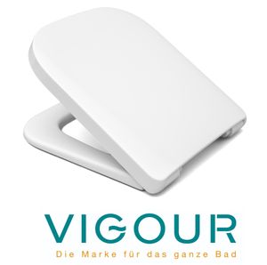 VIGOUR DERBY WC-Sitz mit TakeOff Funktion ohne Absenkautomatik, weiß