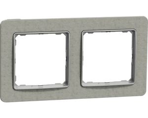 Rámček Schneider Electric SEDNA SDD390802 dvojnásobný farba betón