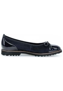 Gabor 04.100 Ballerinas - Dámske nízke topánky - Papuče modré Elegantné NOVINKA