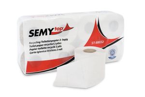 64 Rollen Toilettenpapier SEMYtop - 2 - lagig - Recycling