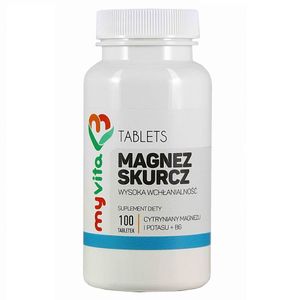 Magnesiumkrampf Magnesium + Kalium + B6 MYVITA 100 Tabletten