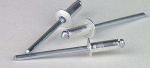 Blindniete Alu/Stahl verzinkt Flachrundkopf - 4,8x20,0 - Klemmbereich 12,0 - 15,0 mm