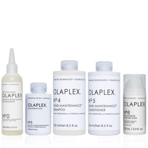 Olaplex Set - Intensive Treatment No.0 + Hair Perfector No.3 + Shampoo No.4 + Conditioner No.5 + Mask No.8