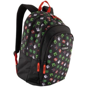 Schulrucksack MINECRAFT Schwarz