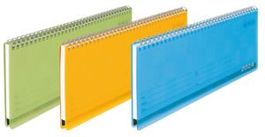 herlitz Tischkalender Colori 2024 zufällige Farbe 310 x 115 mm (1 Stück)