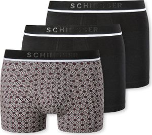 Schiesser 3er Pack 95/5 Organic Baumwolle Retro Short / Pant Sportlicher Logo-Webgummibund, Angenehm weich und formstabil, Elastische Single-Jersey-Qualität