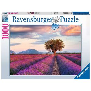 RAVENSBURGER Puzzle Levandulové pole 1000 dílků