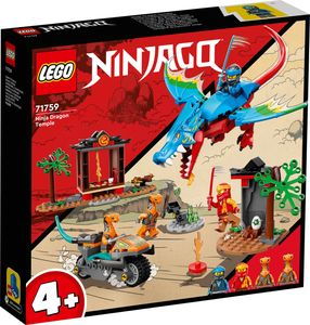 LEGO 71759 NINJAGO Drachentempel Set mit 4 Minifiguren