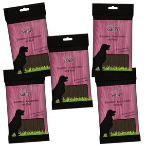 Greenhound Softies - Gourmet Kaustreifen Rind - fettarm - weich - zäh
