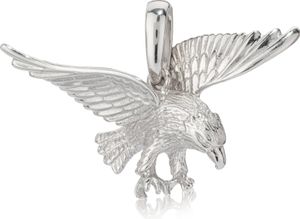 Fliegende Adler 38mm Kettenanhänger Sterling Silber 925 Amulett anlaufgeschützt